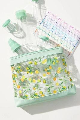 Miamica Capri Refresh 10-Piece Travel Bottle Set 