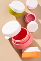 Miamica Ric Rac 5-Piece Reusable Silicone Travel Jar Set