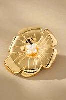 Christina Caruso Large Poppy Flower Earrings