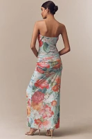AFRM Rosalie Strapless Drop-Waist Maxi Dress