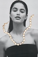 Sculptural Bean Collar Necklace