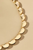 Sculptural Bean Collar Necklace