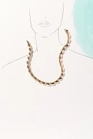 Sculptural Bean Collar Necklace