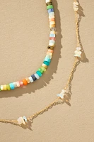 Beaded Soleil Necklaces, Set of 2