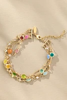 Layered Crystal Bracelet
