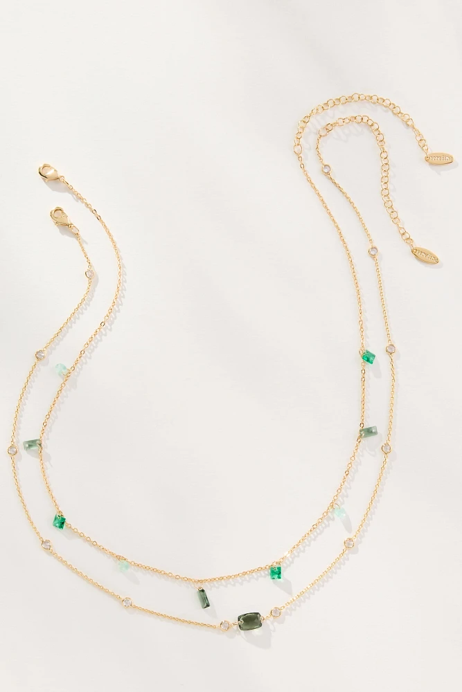 Baguette Crystal Necklace