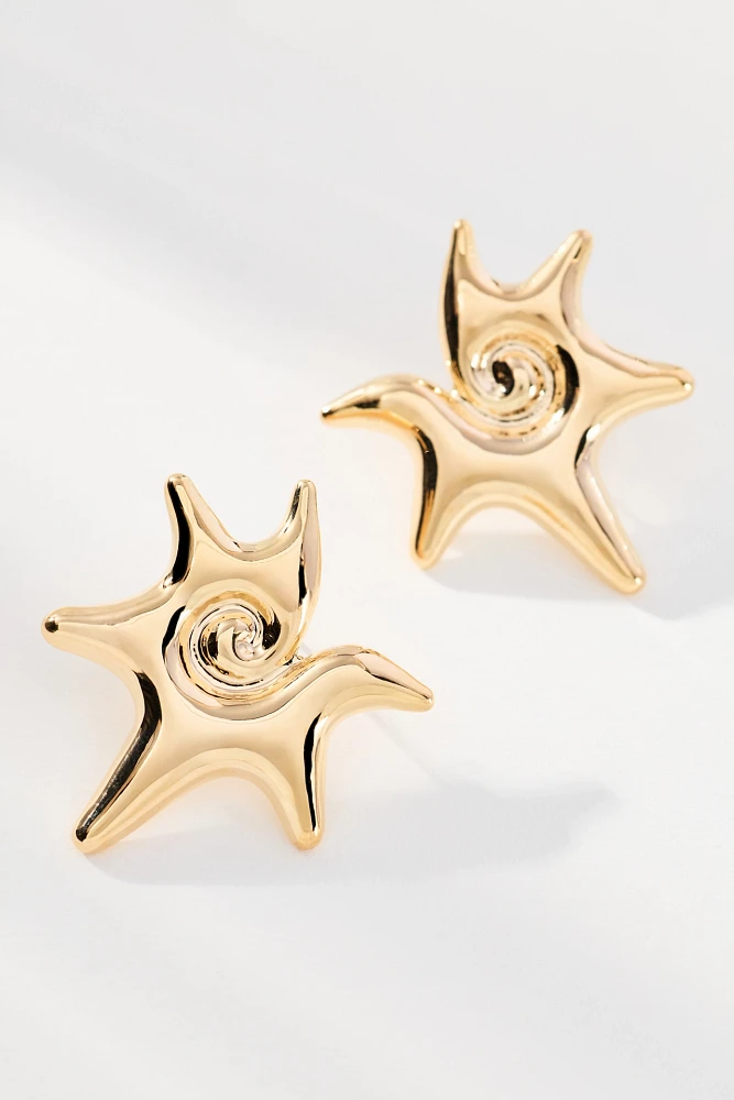 Sunburst Post Earrings