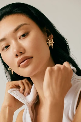 Sunburst Post Earrings
