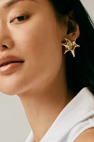 Sunburst Post Earrings