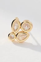 Crystal Cluster Post Earrings
