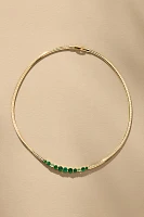 Crystal Collar Snake Chain Necklace