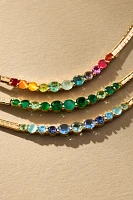 Crystal Collar Snake Chain Necklace