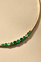 Crystal Collar Snake Chain Necklace