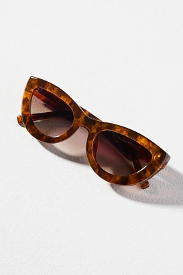 Reality Eyewear Tort Cat-Eye Sunglasses