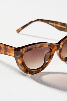 Reality Eyewear Tort Cat-Eye Sunglasses