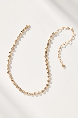 Ettika Crystal Disc Link Necklace