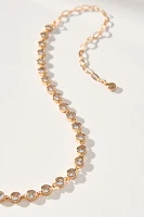 Ettika Crystal Disc Link Necklace