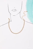 Ettika Crystal Disc Link Necklace