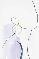 Ettika Simple Spark Crystal Hoop Earrings