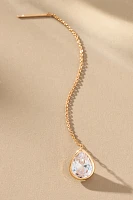 Ettika Barely There Crystal Dangle Threader Earrings