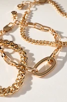 Ettika Chain Game Bracelets, Set of 3
