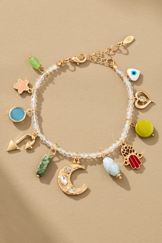 8 Other Reasons Moon Charm Bracelet