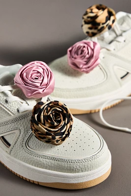 Satin Rose Shoe Charms