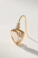 Faceted Stone Drop Earrings