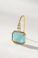 Faceted Stone Drop Earrings