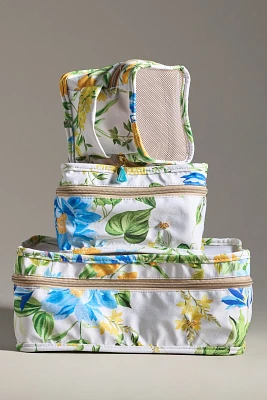 PQ Swim Floral Mesh Packing Cubes, Set of 3