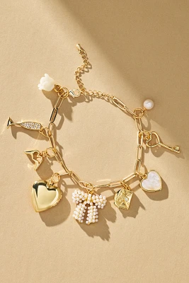 Boxbar Pearls & Prosecco Charm Bracelet