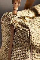 Stoney Clover Lane Raffia Duffle Bag