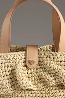 Stoney Clover Lane Raffia Ruffle Tote
