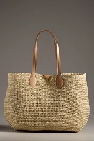 Stoney Clover Lane Beach Raffia Tote