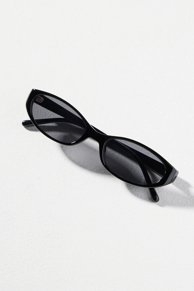Reality Eyewear Velvet Kitten Slim Oval Sunglasses
