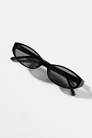 Reality Eyewear Velvet Kitten Slim Oval Sunglasses