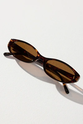 Reality Eyewear Velvet Kitten Slim Oval Sunglasses