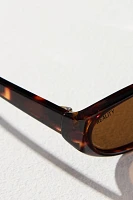 Reality Eyewear Velvet Kitten Slim Oval Sunglasses