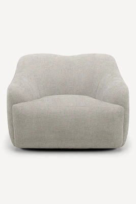 Orla Linen-Blend Swivel Chair