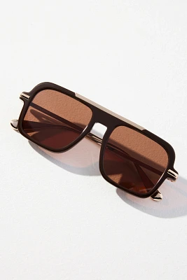 PAST MIDNIGHT The Retro Aviator Sunglasses