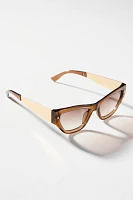 I-SEA Translucent Metal Cat-Eye Sunglasses