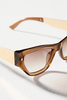 I-SEA Translucent Metal Cat-Eye Sunglasses