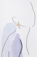 Jackie Mack Molten Pearl Perla Post Earrings