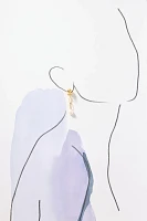 Jackie Mack Mismatched Pearl Chain Drop Earrings