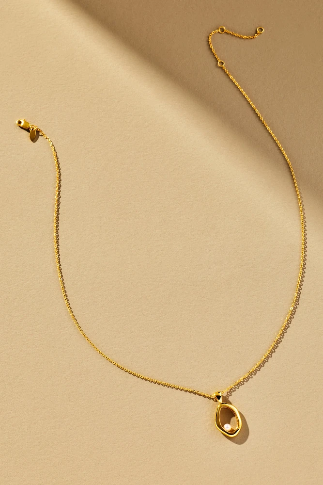 Jackie Mack Pearl Pendant Necklace
