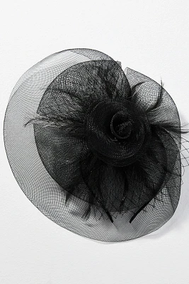 Mesh Feather Fascinator