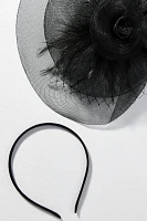 Mesh Feather Fascinator