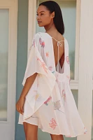 Pranella Yulia Treasure Island Printed Mini Cover-Up Kaftan