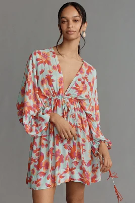 Pranella Astra Tahiti Days Printed Mini Kaftan