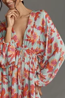 Pranella Astra Tahiti Days Printed Mini Kaftan